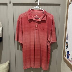 Tommy Bahama Men's Red Polo Shirt
